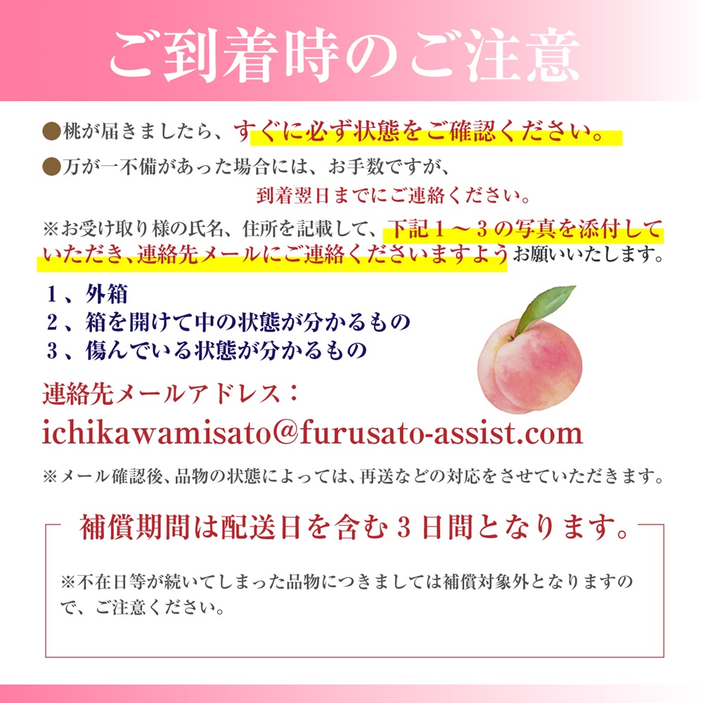 先行予約】2024年7月上旬から発送 山梨の桃 5～6玉 2kg箱 おさだ農園[5839-0171]: 市川三郷町ANAのふるさと納税