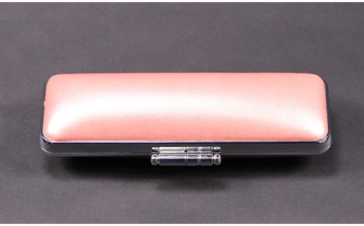 老舗ハンコメーカー　アニバーサリーチタンHANKO。（天丸型15×60mm）記念日＆イニシャル（ローマ字印刷）可能 [5839-1321] カシオペアピンク