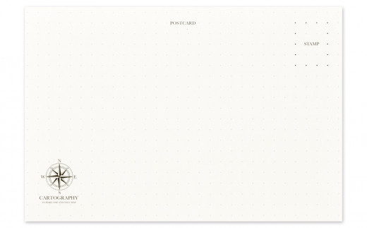 カルトグラフィー　ポストカード[5839-2031]