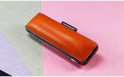 イタリアンレザー印鑑ケース[5839-1316] 黄