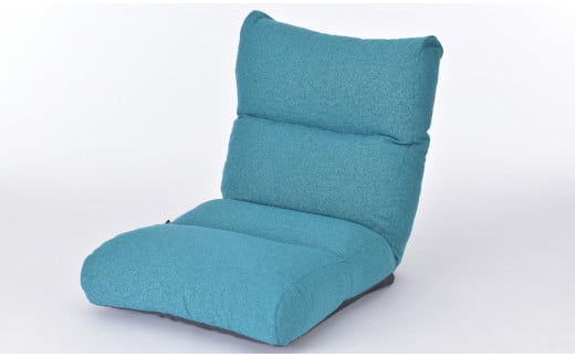 ふかふかボリューム座椅子・カブール（ターコイズ）[5839-9411]