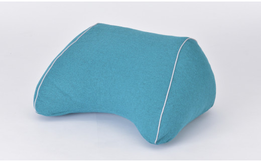 床でもベッドでも 使い方あれこれ・バックレストクッション（ターコイズ）[5839-9416]