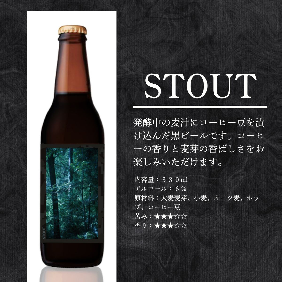 厳選 クラフトビール 3種 セット  NEIPA IPA スタウト 各1本 合計3本 / 瓶ビール ビール 地ビール エール セット 詰め合わせ 飲み比べ 家飲み おすすめ 人気 天然水 ギフト 贈り物 父の日 お歳暮 送料無料【n0655-03_tpm】
