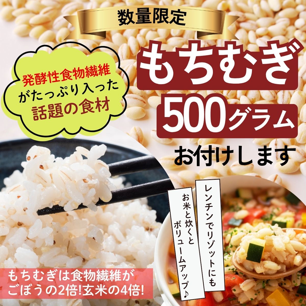 コシヒカリ 今だけ数量限定でもち麦500g付き！ 5キロ 2袋 / 国産 こしひかり  10キロ 令和7年 新米 米 お米 保存袋 生活必需品 ギフト 贈り物 お歳暮 ふるさと納税 送料無料【n0663-10_gou】