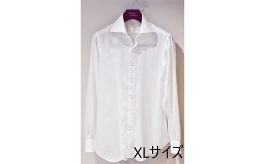 No.278 XLサイズ　140番手　cotton100％　ハンドメイドシャツ ／ ファッション コットン 天然素材 山梨県【n0278_del】