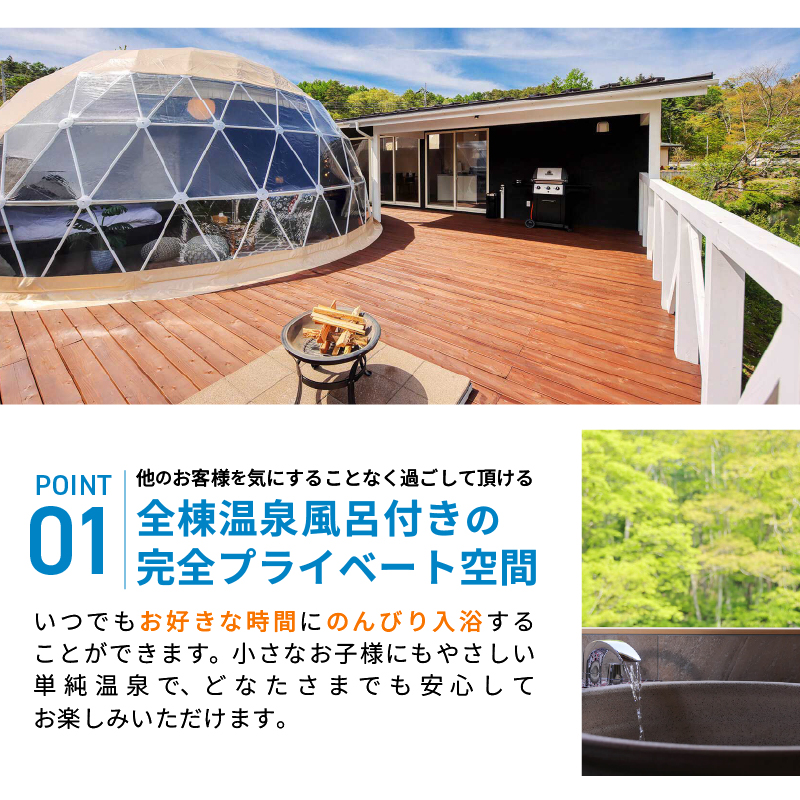 グランドーム富士忍野宿泊ギフト券（15,000円分）