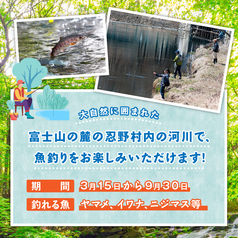 漁業券大人（中学生、女性、70歳以上）（年間券）