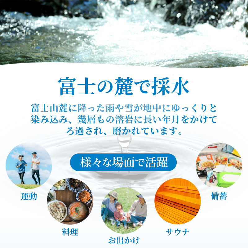 【2026年9月末までに配送】ラベルレス　富士山蒼天の水 500ml×96本（４ケース） ※沖縄県、離島不可 天然水 ミネラルウォーター 水 ソフトドリンク 飲料水 バナジウム シリカ 防災 備蓄 キャンプ アウトドア 水 ペットボトル 500ml 軟水 鉱水 国産 長期保存 富士山
