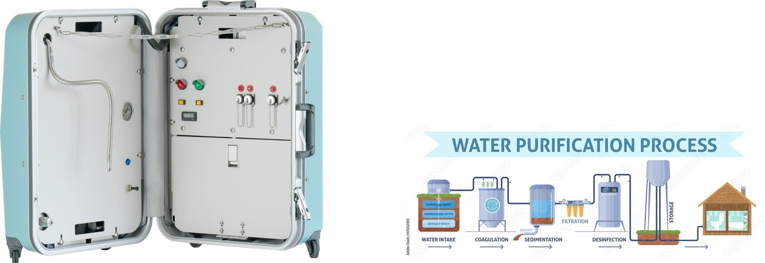 キャリー型浄水器