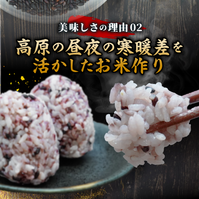 【令和7年産米】【数量限定】忍野村産　黒米（1kg）