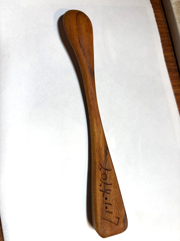 忍野工房　手作り雑貨「天然木のファーストテイクスプーン」