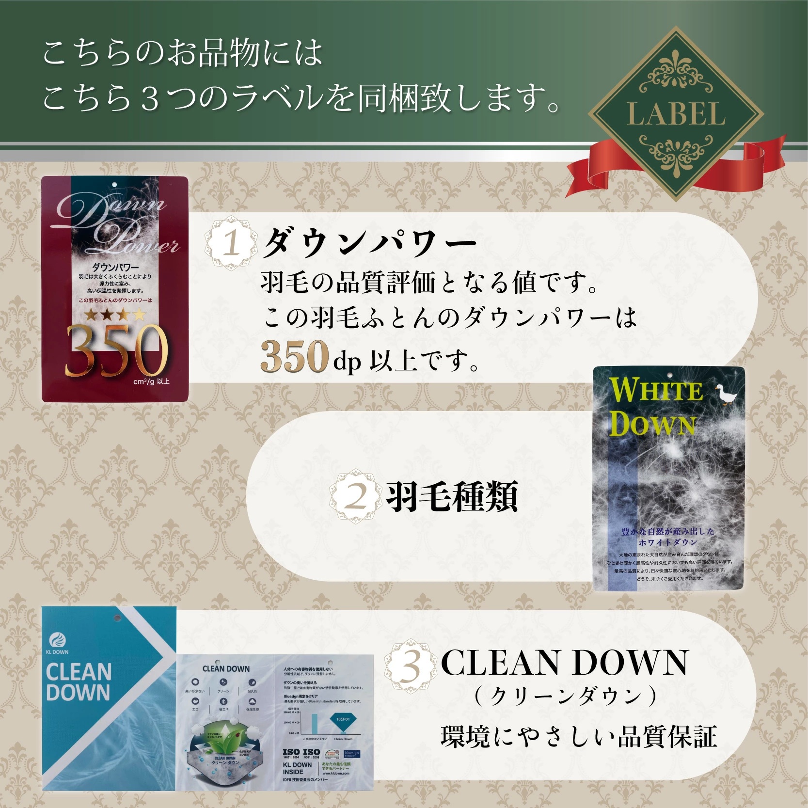 【数量限定・訳あり】羽毛合掛けふとん【ダブル】ホワイトダウン８５％使用【柄お任せ】