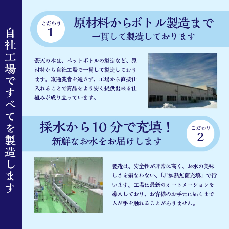 【2026年1月末までに配送】ラベルレス　富士山蒼天の水 500ml×96本（４ケース） ※沖縄県、離島不可 天然水 ミネラルウォーター 水 ソフトドリンク 飲料水 バナジウム シリカ 防災 備蓄 キャンプ アウトドア 水 ペットボトル 500ml 軟水 鉱水 国産 長期保存 富士山