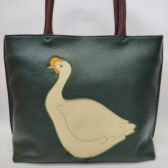 「鞄工房　香」アヒルのトートバッグ FAA3026