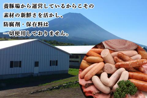 【定期便】山中湖ハム自家製ソーセージ5種類の詰合せ（3ヵ月連続発送） FAB029