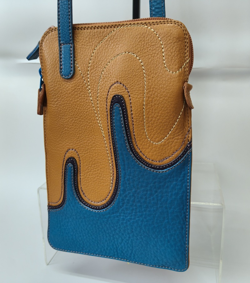 「鞄工房　香」レザーミニショルダーバッグ「海」 FAA7067