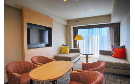 ホテルレジーナ河口湖　「上層階デラックスツインルーム」　1泊２食付き　２名様宿泊券 FDX005