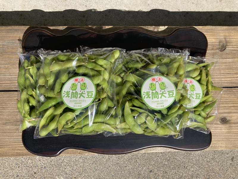 【期間限定】河口湖産　極上　浅間大豆枝豆　300ｇ×5袋 FEH001