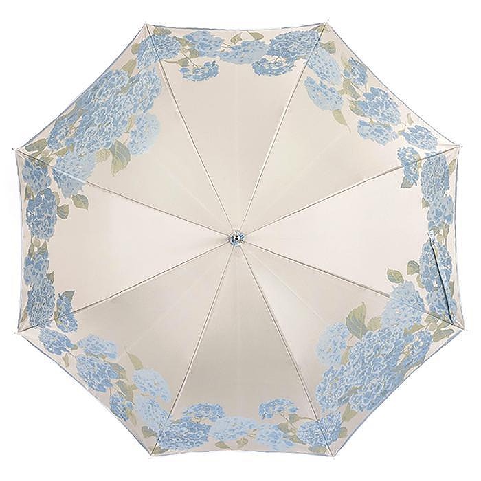 槙田商店【晴雨兼用】長傘 ”絵おり” 紫陽花 FAA5068