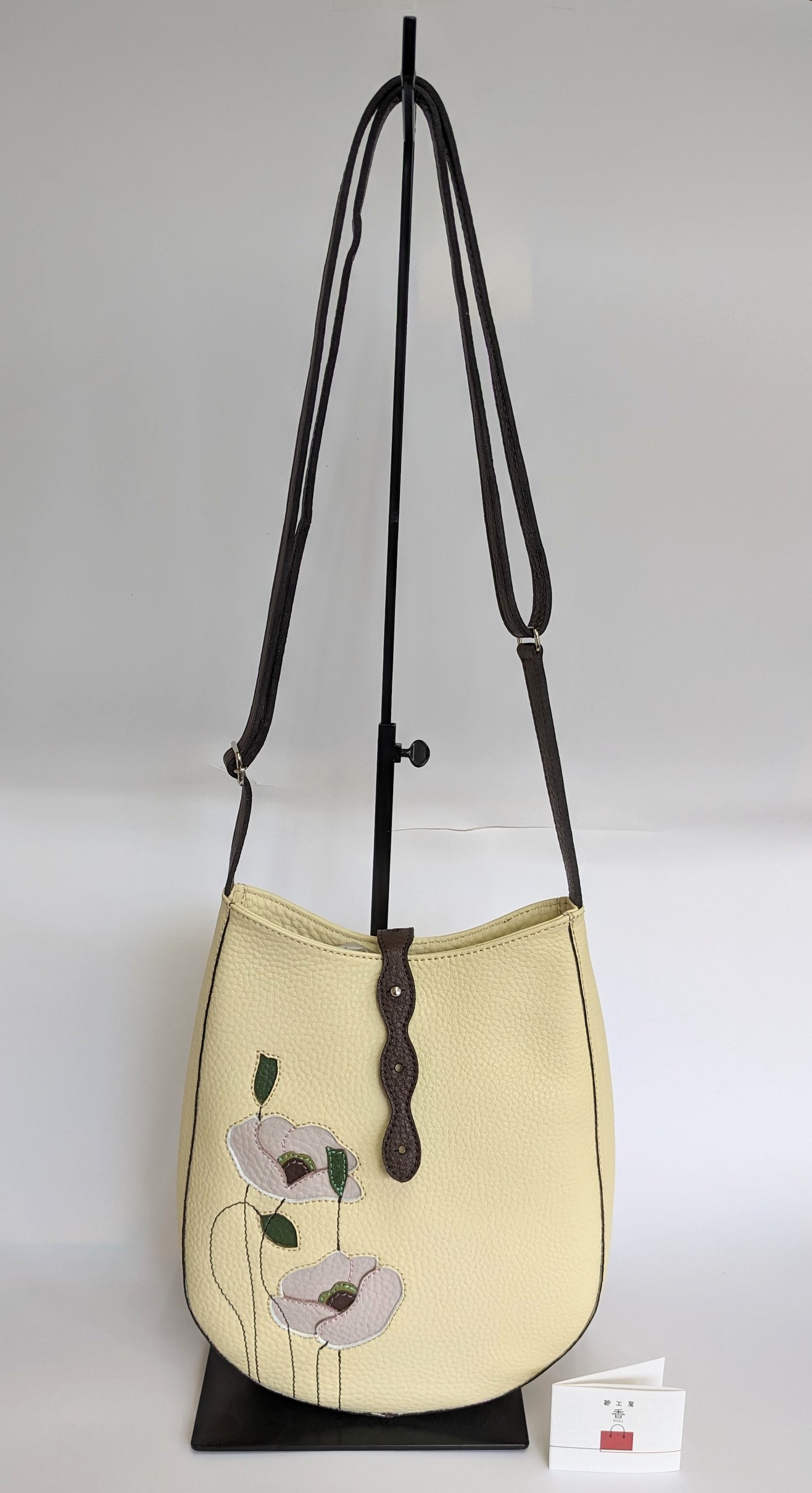 「鞄工房　香」しずく型バッグ ポピー FAA7060