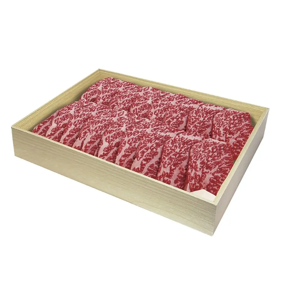 山梨県産富士山黒牛 もも焼肉用 450g FAX002