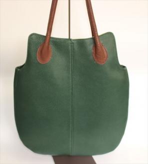 「鞄工房　香」二色トートバッグ 鳥 FAA3037