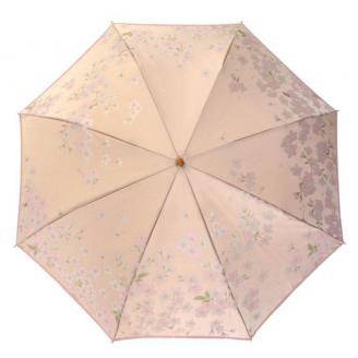 槙田商店【晴雨兼用折りたたみ傘】”絵おり” 桜 FAA5060