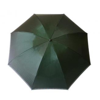 槙田商店 【紳士折りたたみ雨傘】Tie Plain×Stripe 緑 FAA5002