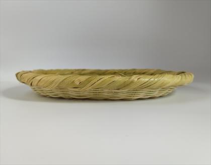 富士北麓”勝山”スズ竹細工「中皿」2枚セット 山梨県伝統工芸品 FAA6006