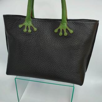 「鞄工房　香」カエルのトートバッグ FAA3010