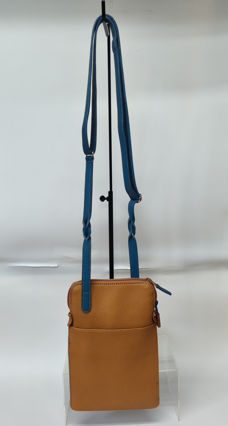 「鞄工房　香」レザーミニショルダーバッグ「海」 FAA7067