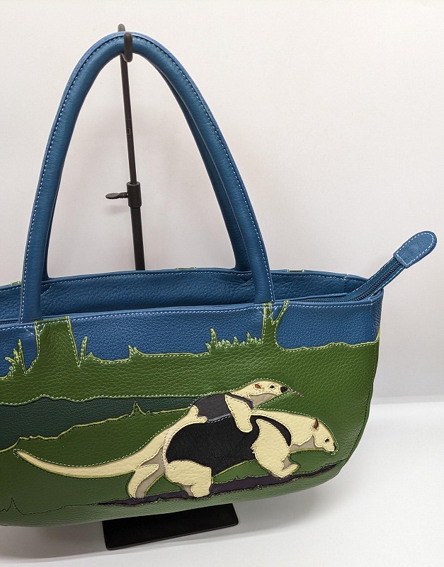 「鞄工房　香」 アリクイ親子 横長トートバッグ FAA3042