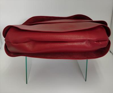 「鞄工房　香」フリルバック　赤 FAA3036