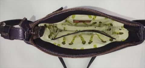 「鞄工房　香」シンプルショルダーバッグ パープル FAA3020