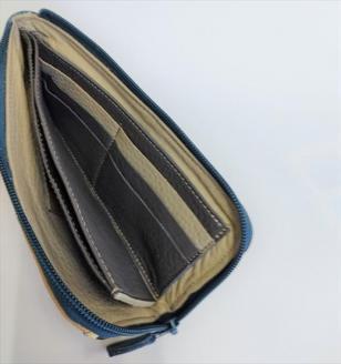 「鞄工房　香」ファスナー長財布 　ふくら雀 FAA3013