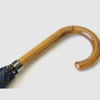 槙田商店【紳士雨傘】長傘 Tie Stripe×Plain ダークグリーン FAA5010