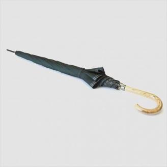 槙田商店【紳士雨傘】長傘 Tie Plain×Stripe 緑 FAA5008