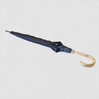 槙田商店【紳士雨傘】長傘 Tie Plain×Stripe 濃紺 FAA5007