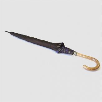 槙田商店【紳士雨傘】長傘 Tie Plain×Stripe 茶 FAA5006