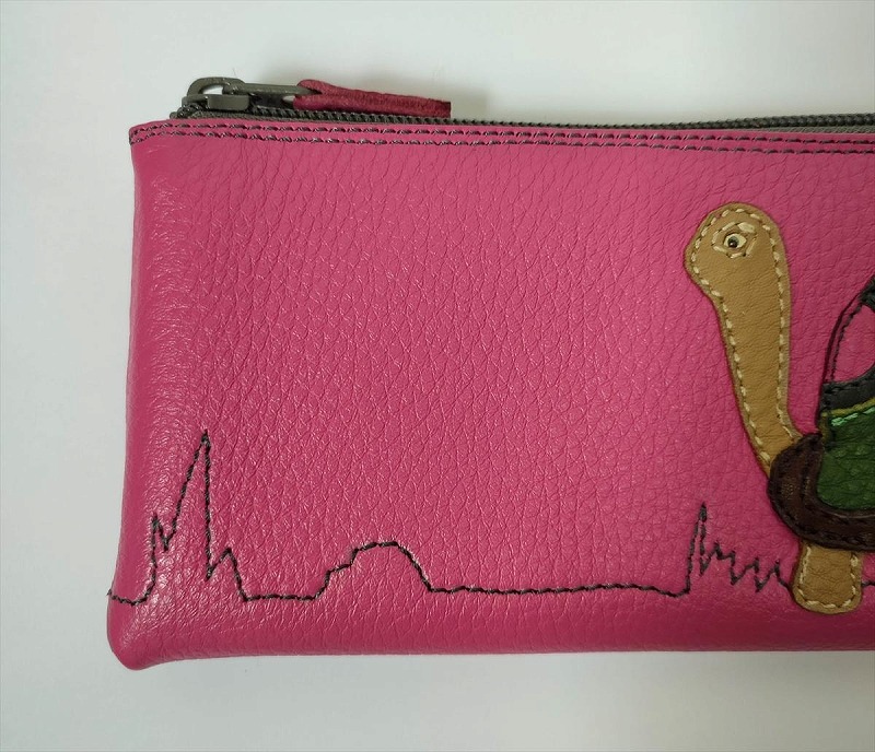 「鞄工房　香」レザー長財布 カメ FAA3018