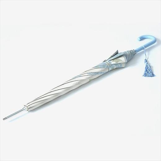 槙田商店【晴雨兼用】長傘 ”絵おり” 紫陽花 FAA5068