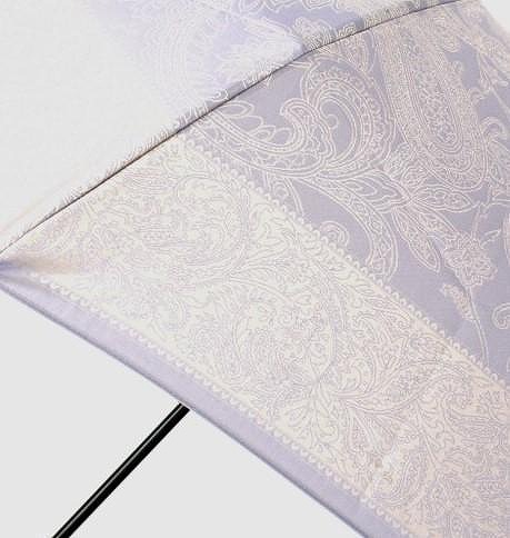 槙田商店【晴雨兼用】長傘 kirie ペイズリー:アイスブルー FAA5041