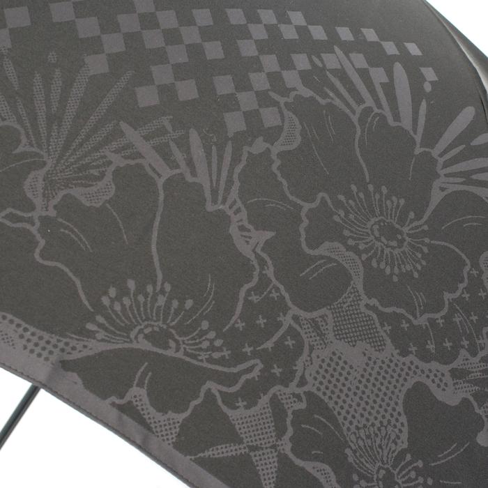 槙田商店【紳士晴雨兼用】長傘 monotone 花 FAA5025