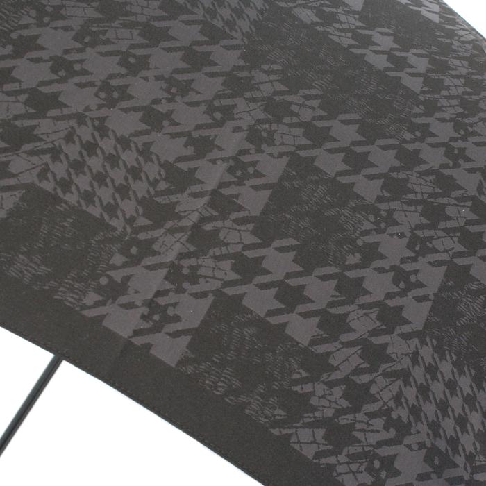 槙田商店【紳士晴雨兼用】長傘 monotone 千鳥チェック FAA5026