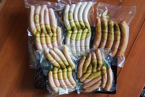 【定期便】山中湖ハム自家製ソーセージ5種類の詰合せ（3ヵ月連続発送） FAB029