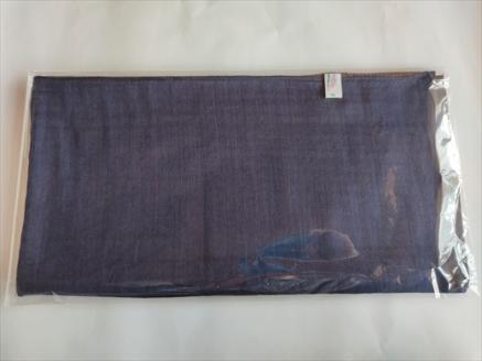 富士桜工房「やすらぎストール」グレー×ブラウン×ネイビー×パープル 男女兼用ウール＆シルクの二重ガーゼ構造 FAA4015