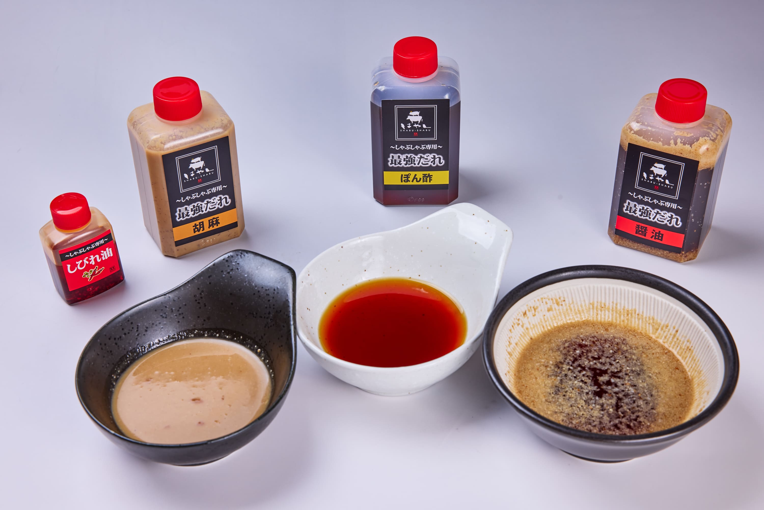 専門店のタレと山梨ブランド豚2種の豚しゃぶセット FBI002