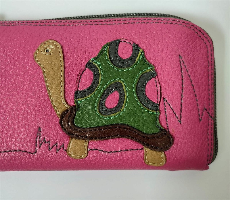 「鞄工房　香」レザー長財布 カメ FAA3018