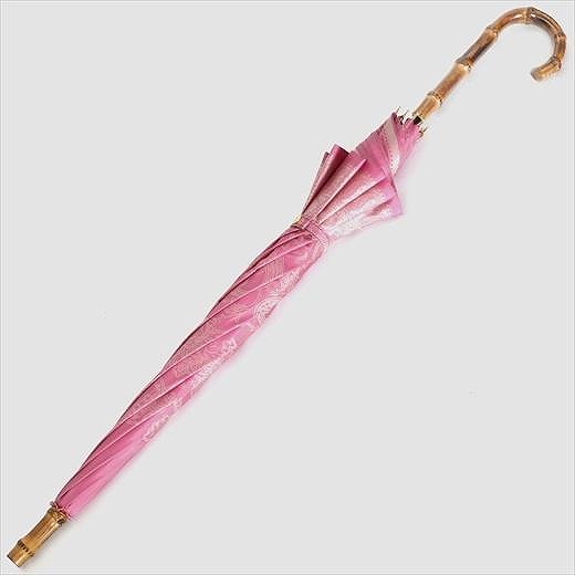 槙田商店【晴雨兼用】長傘 kirie ペイズリー:ピオニーピンク FAA5042