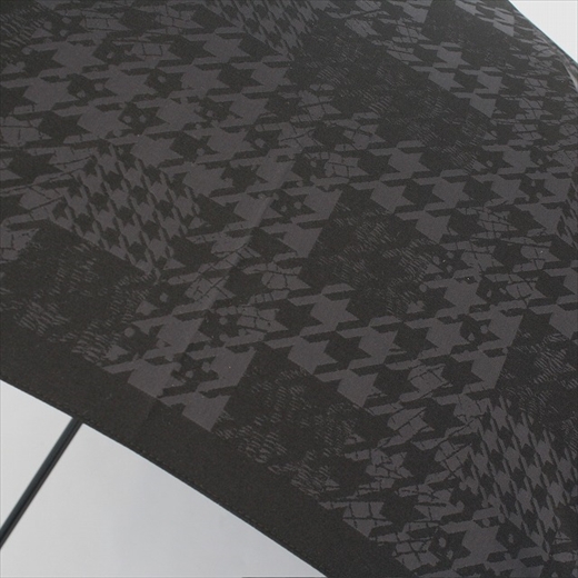 槙田商店【紳士晴雨兼用】折りたたみ傘 monotone 千鳥チェック FAA5022